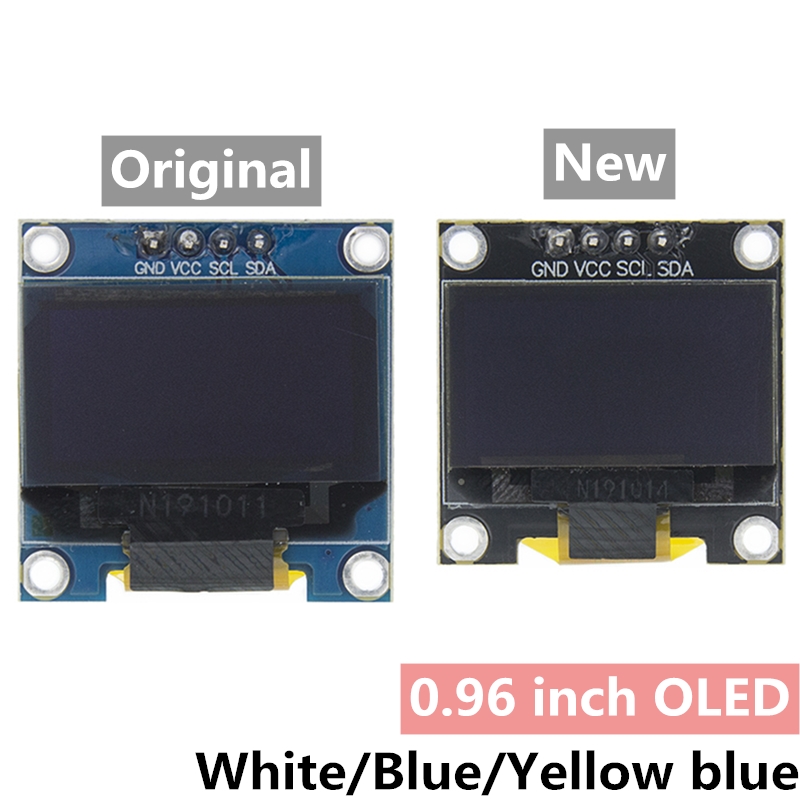 Oled Display 0.96 - 0,96 Zoll IIC Serielles 4-poliges weißes/blaues/gelbes