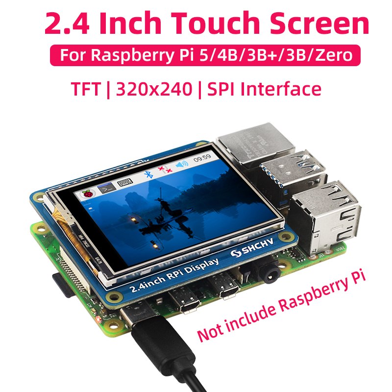 Tft Display 2.4 - SHCHV 2,4 Zoll Touchscreen für Raspberry