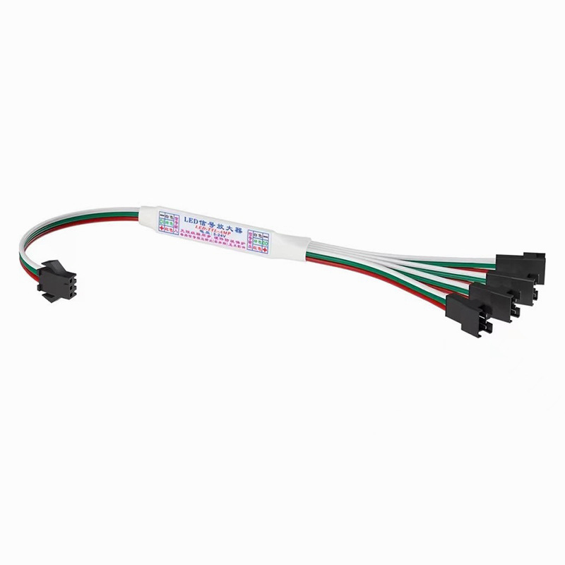 Ws2812B - Mini-Signalverstärker-Repeater, 3-poliges Verlängerungskabel für WS2811, WS2812B,