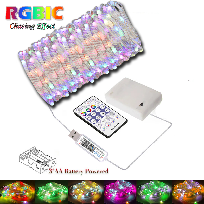 Ws2812B - Ws2812b Lichterkette 3aa Batterie mit USB-Buchse