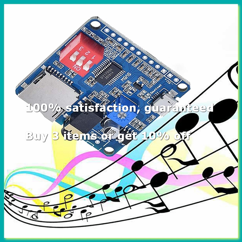 Sd Card Module - DY-SV5W Sprachwiedergabemodul für MP3-Musikplayer Sprachwiedergabeverstärker 5W