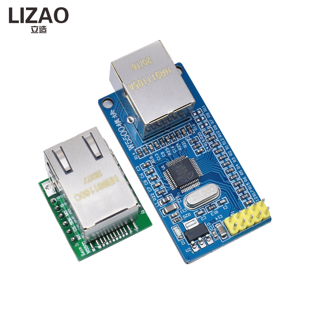 Ethernet W5500 - LIZAO W5500 Ethernet-Netzwerkmodul, TCP/IP-Protokoll SPI-Schnittstellenkarte für