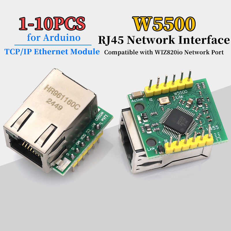 1/5/10 Stück W5500 Modul TCP/I – Ethernet W5500 Bewertung und Preis