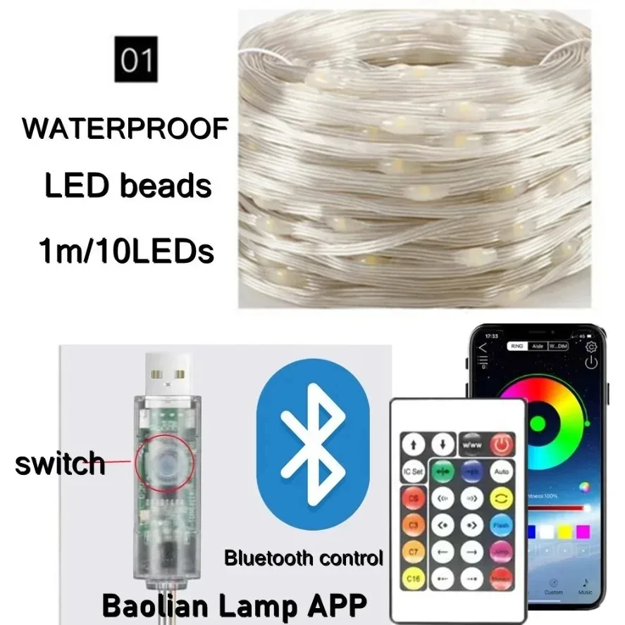 5-20m WS2812B RGB LED-Lichterk – Ws2812B Bewertung und Preis