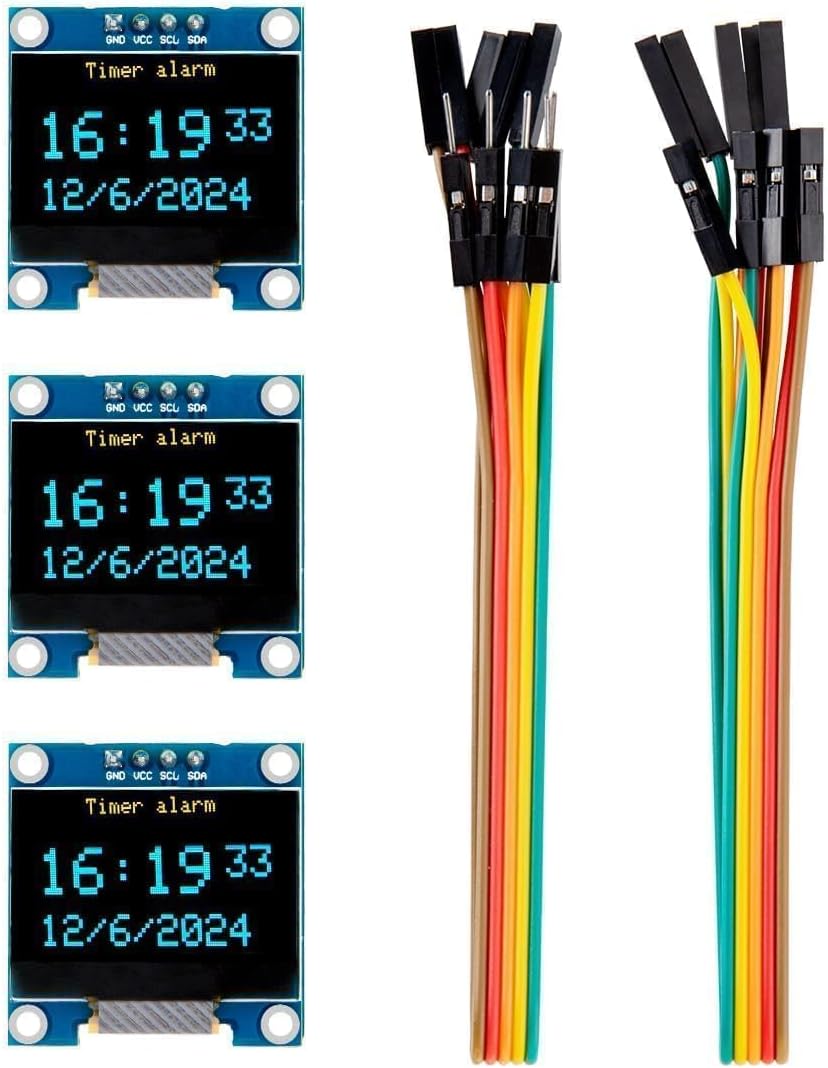 3 Stück 0,96 Zoll OLED-Display – Oled Display 0.96 Bewertung und Preis