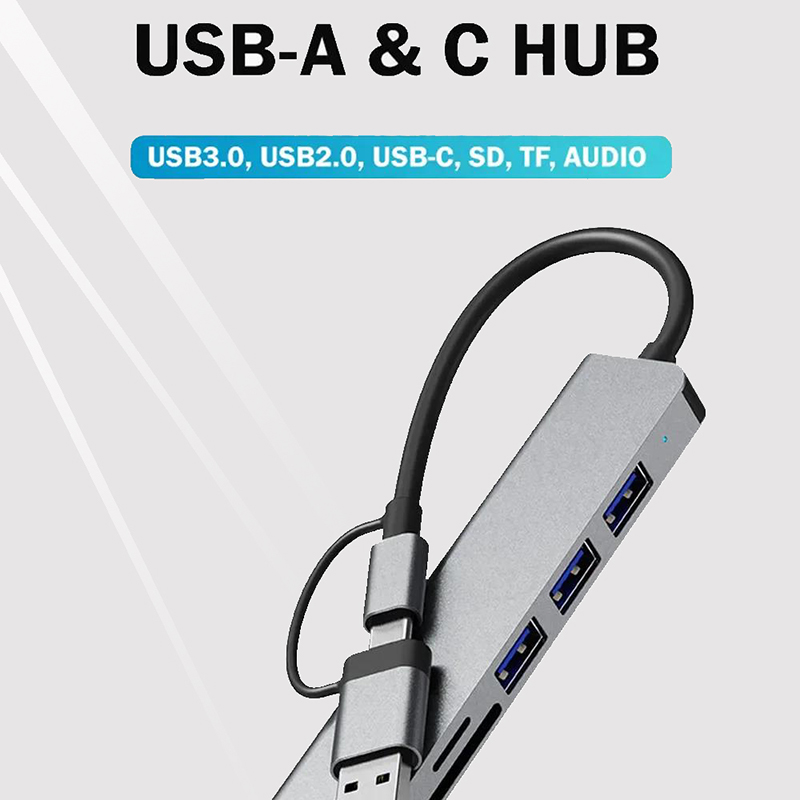 Typ-C-Hub USB-Splitter 8-in-1  – Sd Card Module Bewertung und Preis