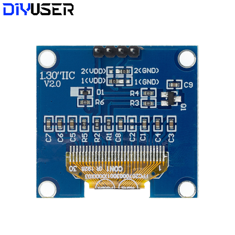 DIYUSER 1,3 Zoll IIC OLED-Disp – Ssd1306 Bewertung und Preis