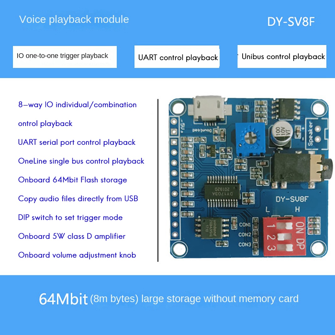 ABZZ-DY-SV8F Sprachwiedergabem – Sd Card Module Bewertung und Preis